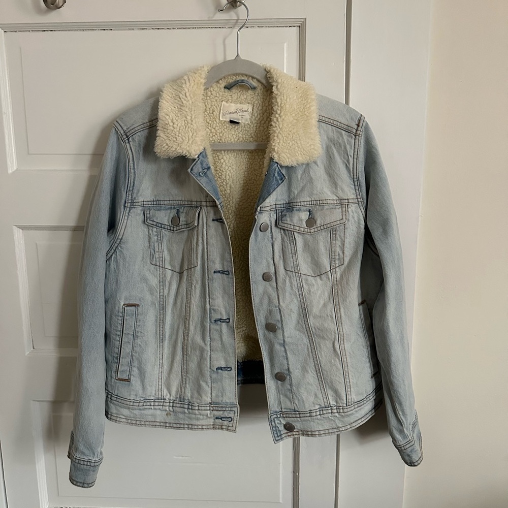 Sherpa Lined Denim Jacket